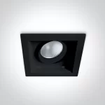 SPOT INCASTRAT LED 12W SQUARE BLACK 51112H