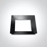 SPOT INCASTRAT LED 12W SQUARE BLACK 51112H
