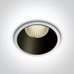 SPOT INCASTRAT LED 12W WHITE-BLACK 10112K