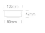 SPOT INCASTRAT LED 15W ZOOM 11115G BLACK
