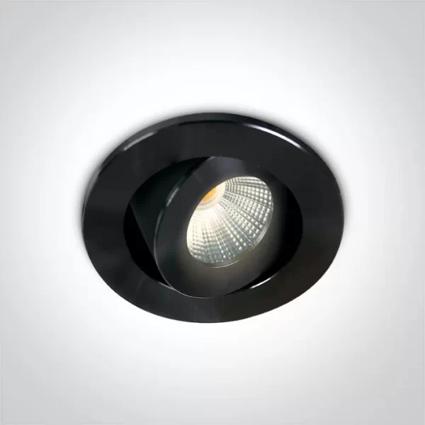 SPOT INCASTRAT LED 1W MINI ORIENTABIL 11103B BLACK