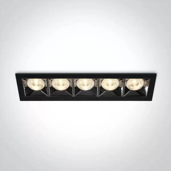SPOT INCASTRAT LED 20W MULTILED SQUARE MIRROR 50506B
