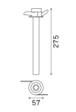 SPOT INCASTRAT LED 2,5W ADJUST EYE FI WHITE