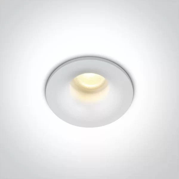 SPOT INCASTRAT LED 2W MINI ALB IP44 10101LA