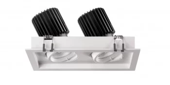 SPOT INCASTRAT LED 2x15W SHOP IP20 BLACK