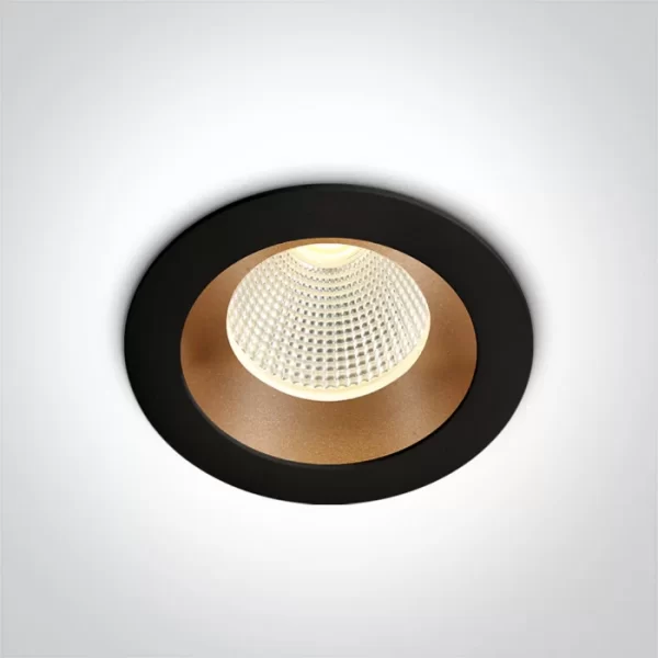 SPOT INCASTRAT LED 3W DUO-BRASS MIDI 10103E