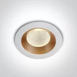 SPOT INCASTRAT LED 3W DUO-BRASS MIDI 10103E