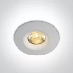 SPOT INCASTRAT LED 3W MINI ALB IP65 10103M/WW