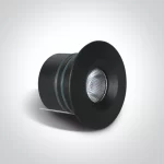 SPOT INCASTRAT LED 3W MINI NEGRU IP65 10103M