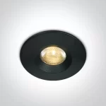 SPOT INCASTRAT LED 3W MINI NEGRU IP65 10103M