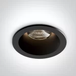 SPOT INCASTRAT LED 6,5W IP65 CCTV 10107WP BLACK