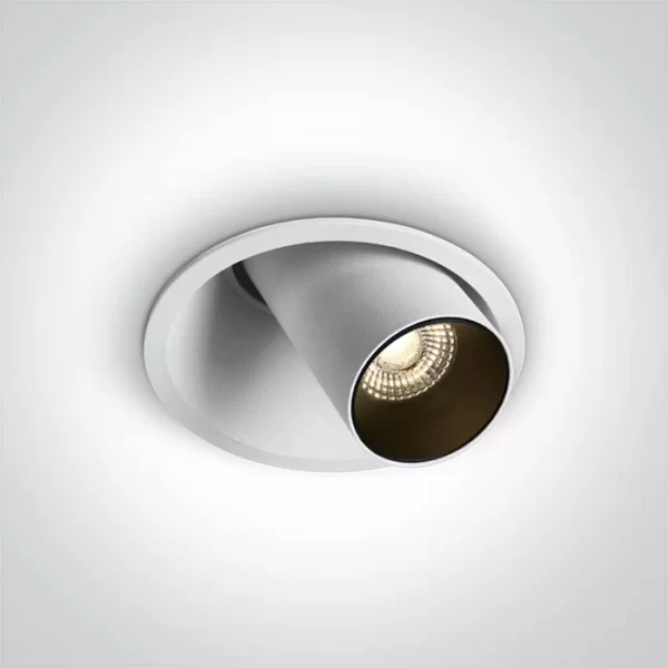 Spot Incastrat LED 6,5w Mini Alb Orientabil 11107C