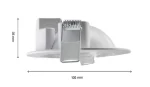 SPOT INCASTRAT LED 6,5W MOBILO CCT ROUND WHITE