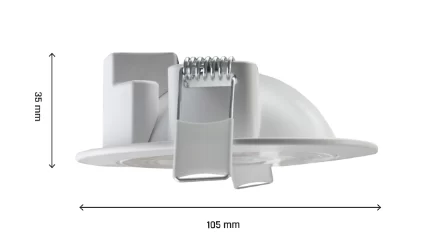 SPOT INCASTRAT LED 6,5W MOBILO CCT ROUND WHITE
