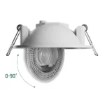 SPOT INCASTRAT LED 6,5W MOBILO CCT ROUND WHITE