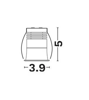 SPOT INCASTRAT LED 6W MINI IP44 BLACK