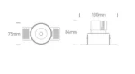 SPOT INCASTRAT LED 7W TRIMLESS 10107BT