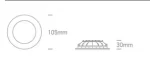 SPOT INCASTRAT LED 8W HIDDEN 10108FD