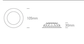 SPOT INCASTRAT LED 8W HIDDEN 10108FD