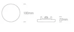 SPOT INCASTRAT LED 8W IP65 FRAMELESS 10108CF 4000K
