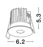 SPOT INCASTRAT LED 8W ONO NARROW 18DGR