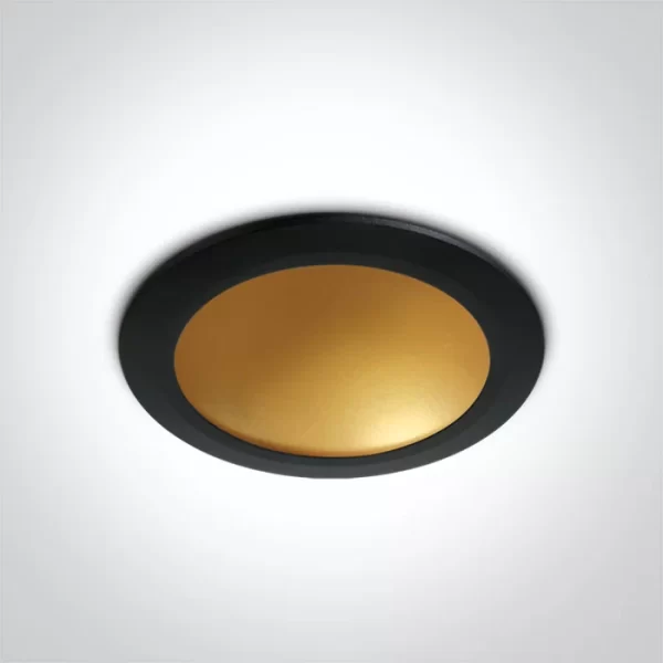 SPOT INCASTRAT LED HIDDEN 16W 10116FD BLACK-BRASS