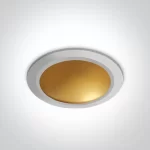 SPOT INCASTRAT LED HIDDEN 16W 10116FD WHITE-BRASS