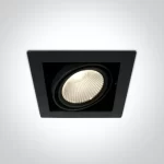 SPOT INCASTRAT LED SQUARE 30W BLACK 50130 BLACK