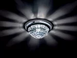 SPOT INCASTRAT SWAROVSKI BEC LED CRISTAL ARGINTIU