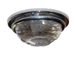 SPOT INCASTRAT SWAROVSKI BEC LED CRISTAL ARGINTIU