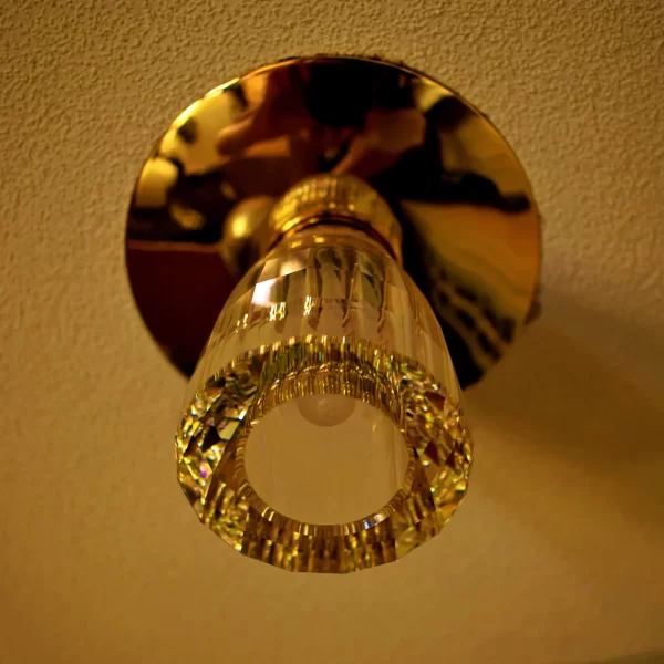 SPOT INCASTRAT SWAROVSKI BEC LED TULIP GOLD 24K