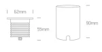 SPOT PARDOSEALA LED 3W HONEYCOMB IP67 69052