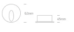 SPOT SCARA LED 3W INCASTRAT SILVER 68030W