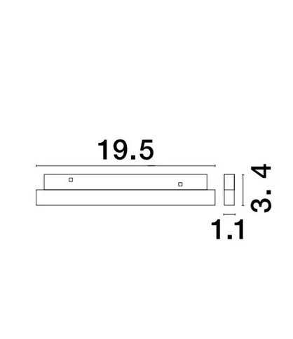 ULTRASLIM MAGNETIC LED 12W MULTISPOT 48V BLACK