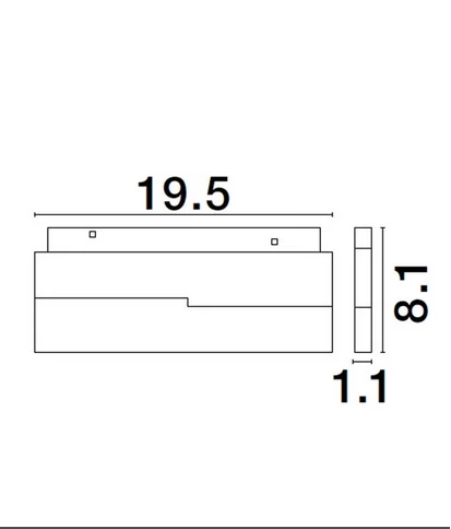 ULTRASLIM MAGNETIC LED 12W MULTISPOT ADJUST 48V BLACK