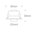 Spot Incastrat LED 7w IP20 Alb 11107T - imagine 2