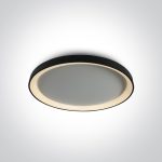 PLAFONIERA RING LED 48W 62148L NEGRU MAT