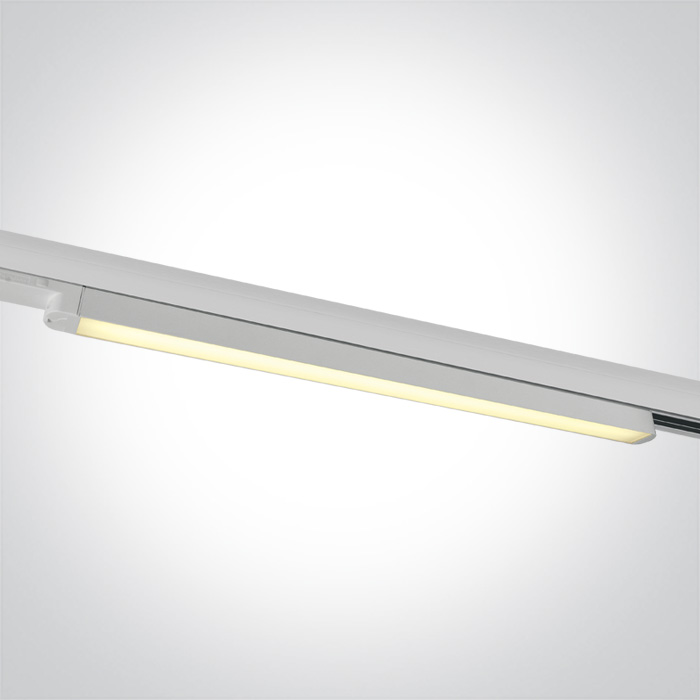 65018T-W-W LAMPA LINIARA SINA 230V LED 16W CCTV ALBA 65108BTW - imagine 1